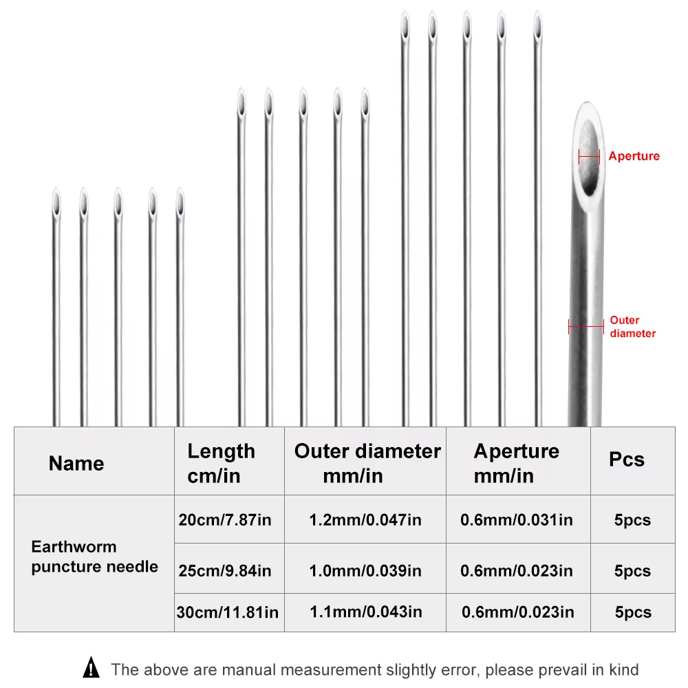 เข็มเจาะไส้เดือนสแตนเลสแบบพกพา - Fishing Hook Stainless Steel บทวิจารณ์และราคา