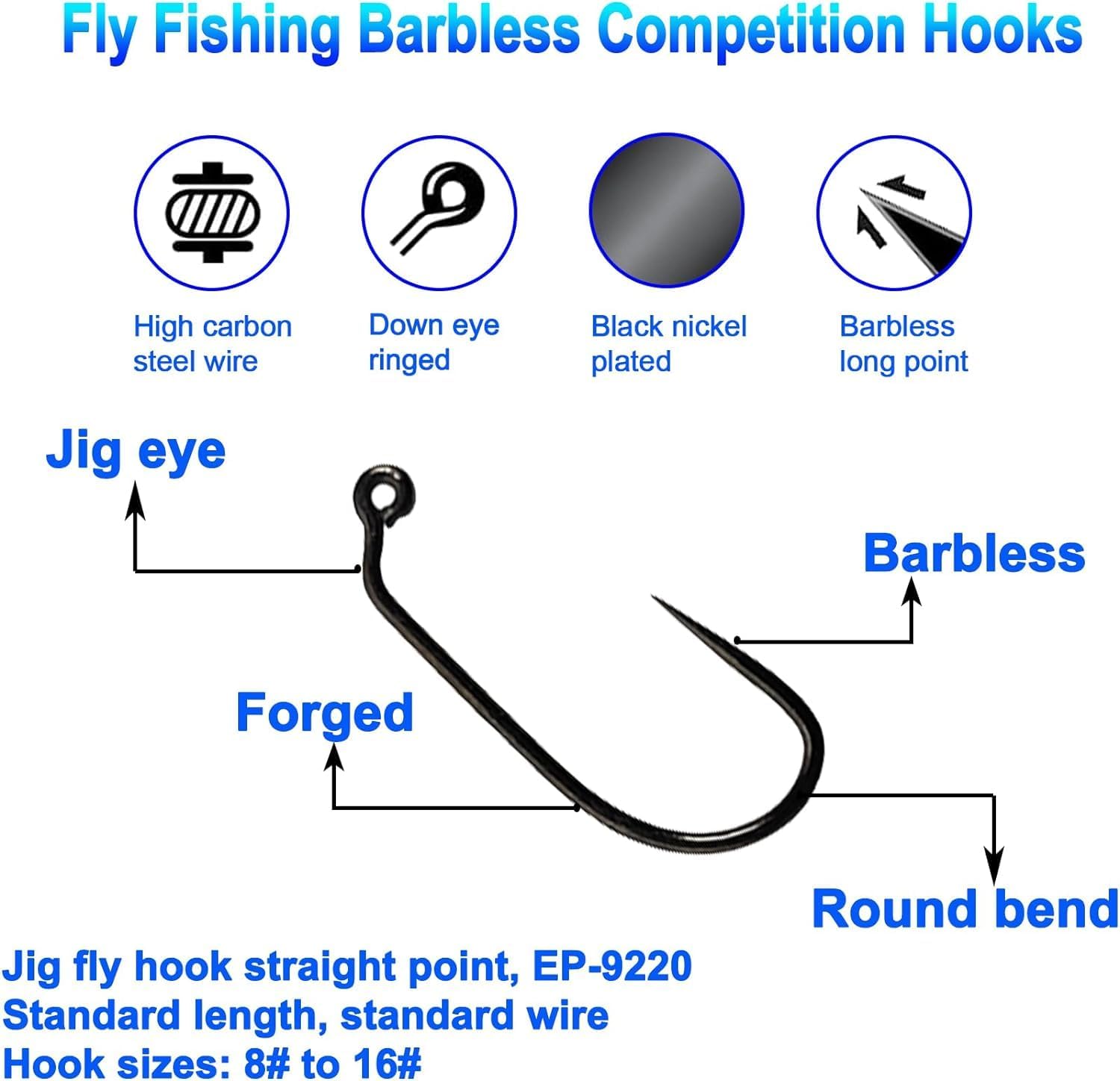 เบ็ดตกปลา Aventik Eupheng 100  - Fishing Hook Barbless บทวิจารณ์และราคา
