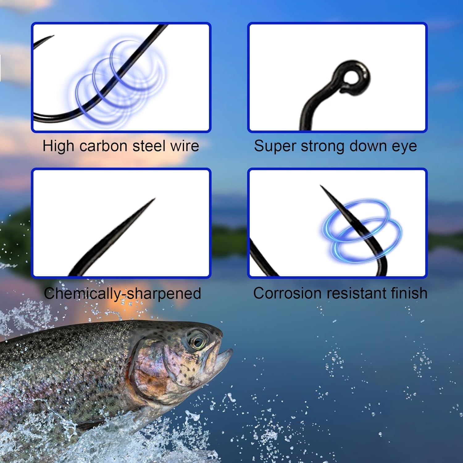 เบ็ดตกปลา Aventik Eupheng 100  - Fishing Hook Barbless บทวิจารณ์และราคา