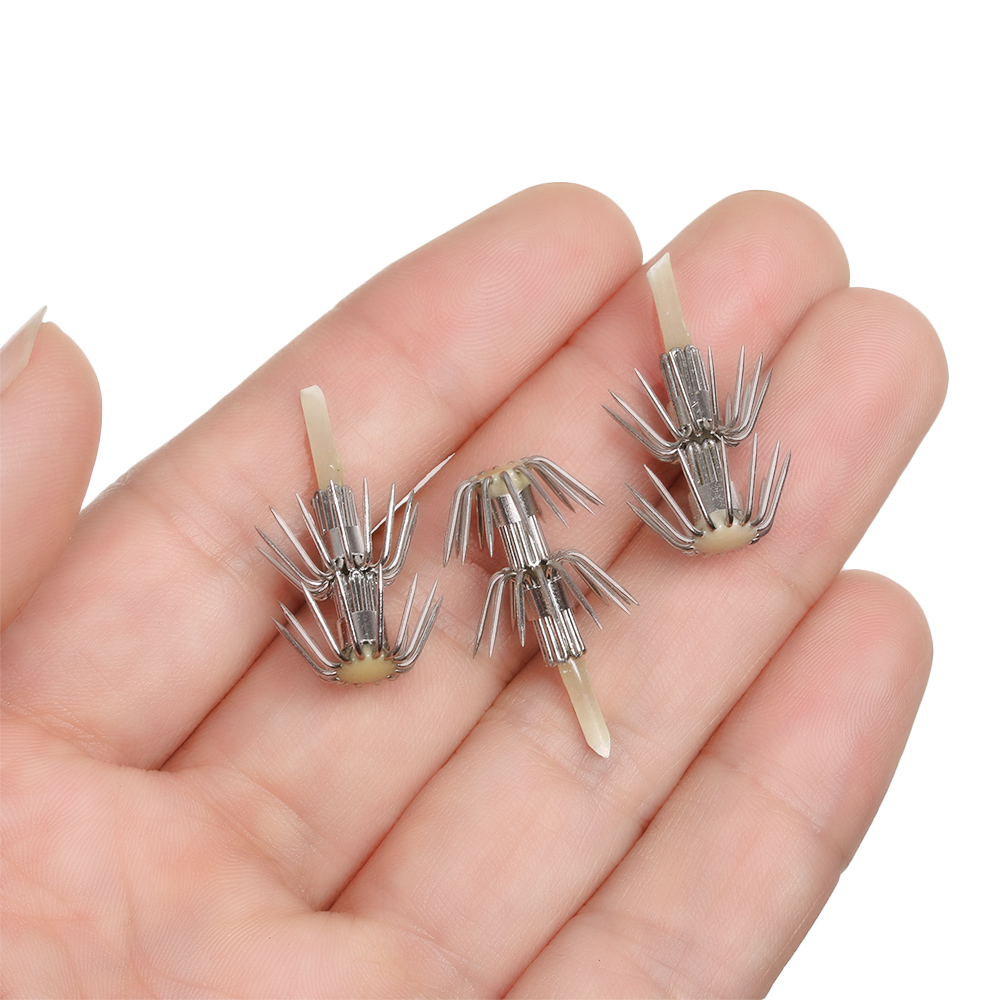 ตะขอตกปลาสแตนเลสสองชั้น5ชิ้นร่ - Fishing Hook Barbless บทวิจารณ์และราคา