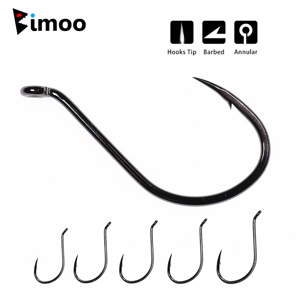 Bimoo 20pcs Offset Octopus Bea - Fishing Hook Barbless บทวิจารณ์และราคา