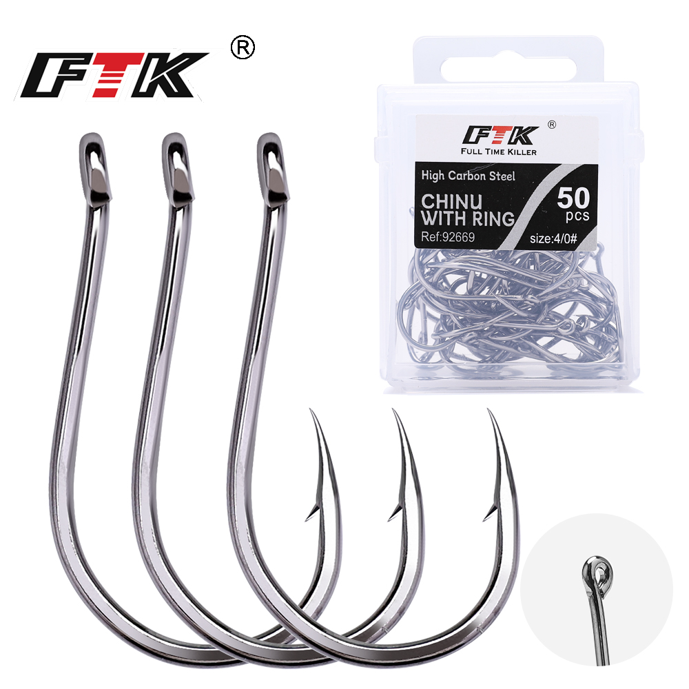 เบ็ดตกปลา FTK CHINU แบบมีห่วง  - Fishing Hook Circle บทวิจารณ์และราคา