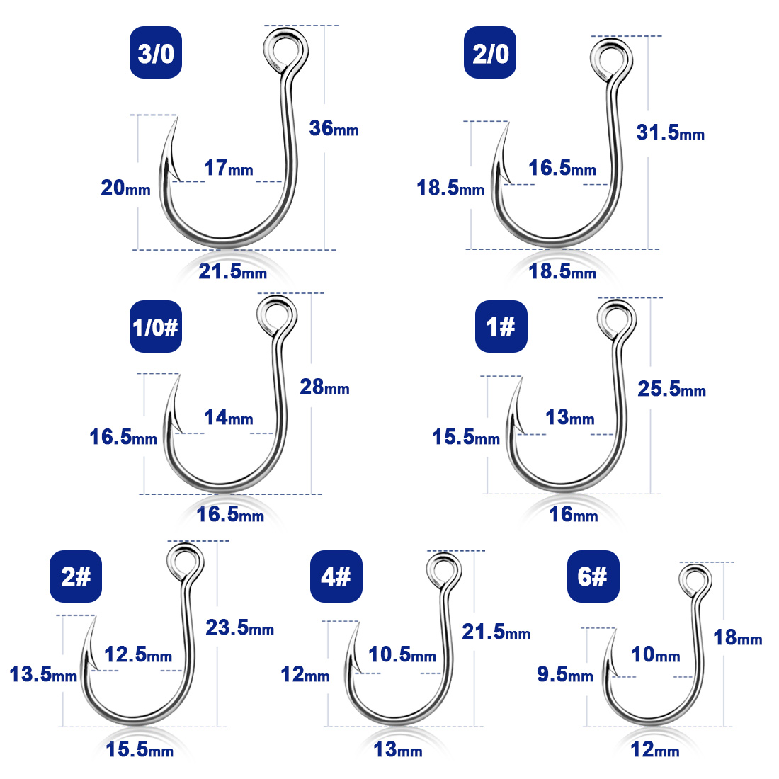 ตะขอตกปลา 9KM 25 ชิ้น Jig Hook - Fishing Hook Barbless บทวิจารณ์และราคา