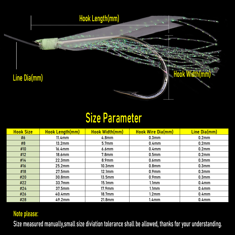 WIFREO 50Pc Luminous จำลองปลาต - Fishing Hook Circle บทวิจารณ์และราคา