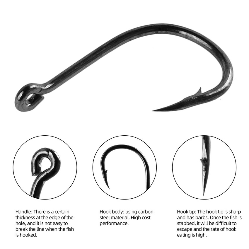 70ชิ้น/กล่องตะขอตกปลาชุดผสม3 # - Fishing Hook Circle บทวิจารณ์และราคา