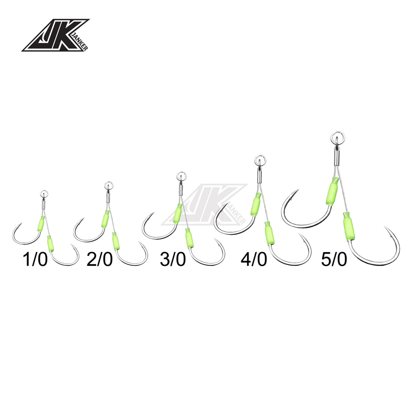 JK 3PACK สวมใส่ Jigging Hook ล - Fishing Hook Barbless บทวิจารณ์และราคา