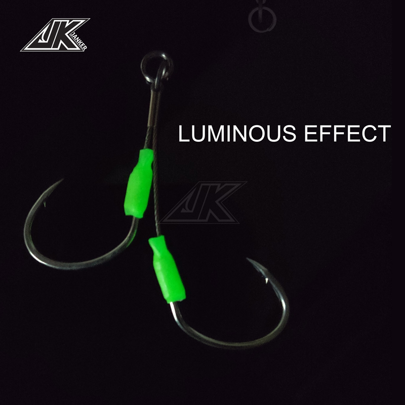 JK 3PACK สวมใส่ Jigging Hook ล - Fishing Hook Barbless บทวิจารณ์และราคา