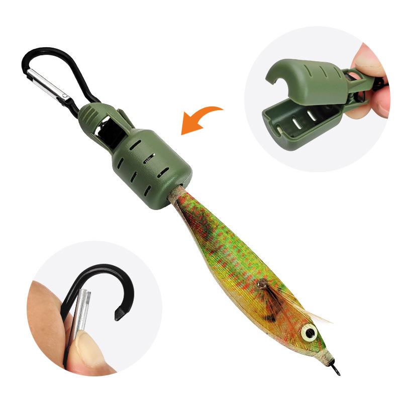 อุปกรณ์ป้องกันเหยื่อปลาหมึกพร้ - Fishing Hook Jig บทวิจารณ์และราคา