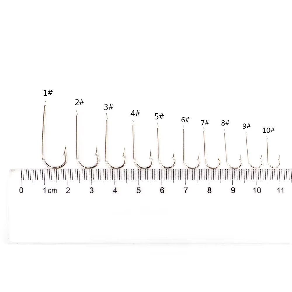 NGB 1799N สูงเหล็กคาร์บอนแบนรอ - Fishing Hook Barbless บทวิจารณ์และราคา