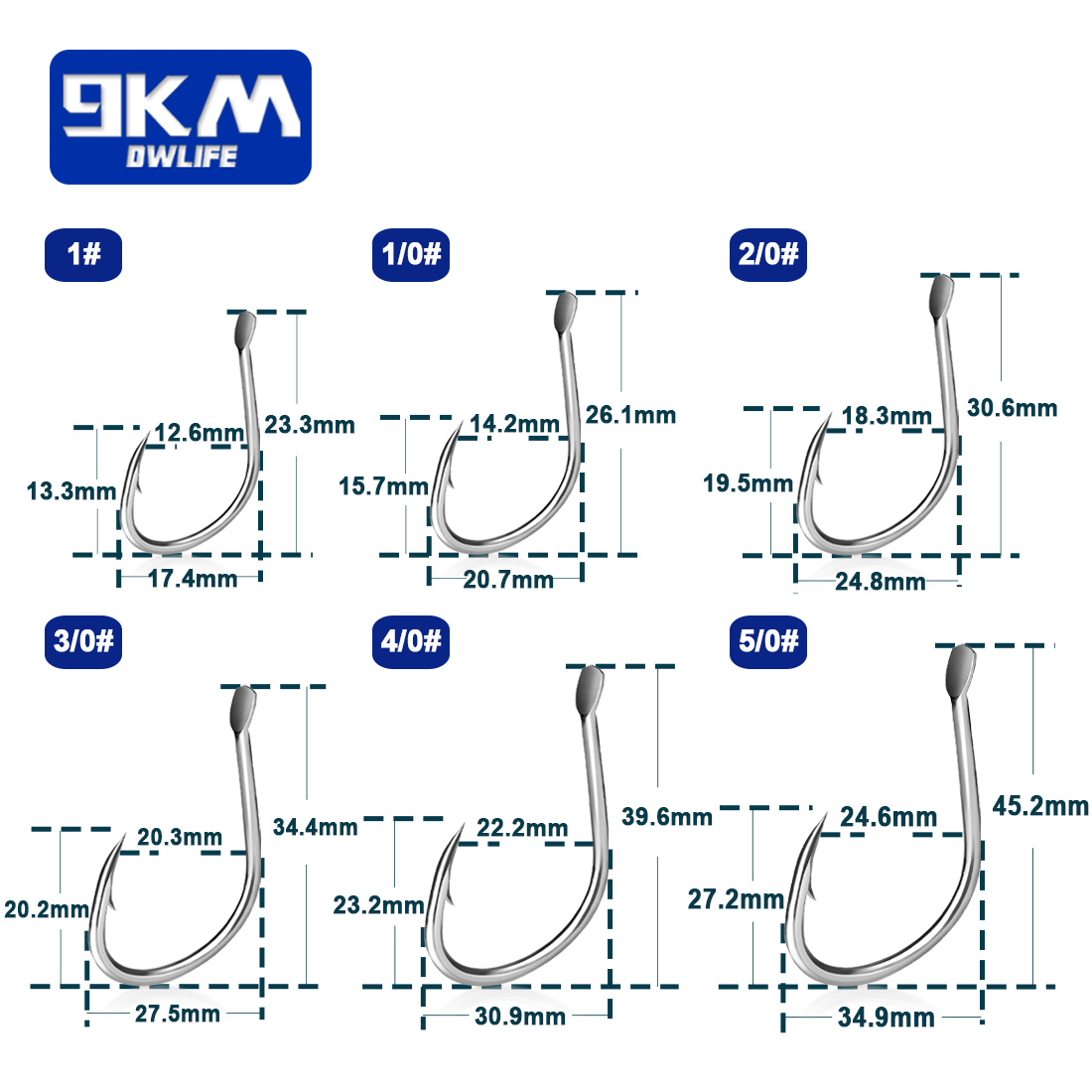 ตะขอเหยื่อสด9กม. ตะขอตกปลาน้ำเ - Fishing Hook Circle บทวิจารณ์และราคา