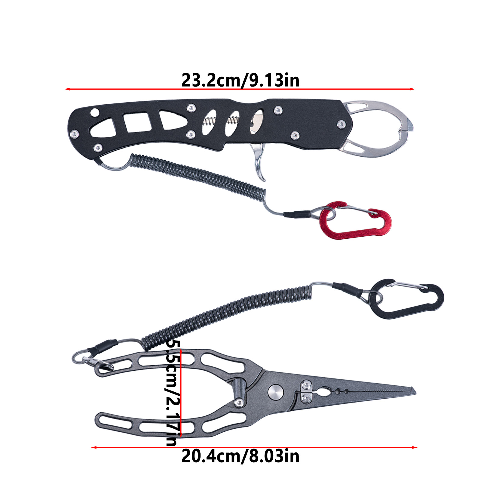 ชุดคีมตกปลาและที่จับปลาแบบคอมโ - Fishing Hook Sharpener บทวิจารณ์และราคา